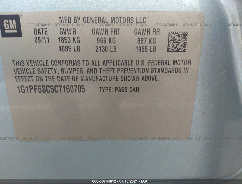 1G1PF5SC5C7160705