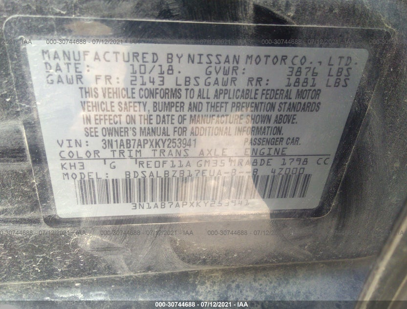 3N1AB7APXKY253941