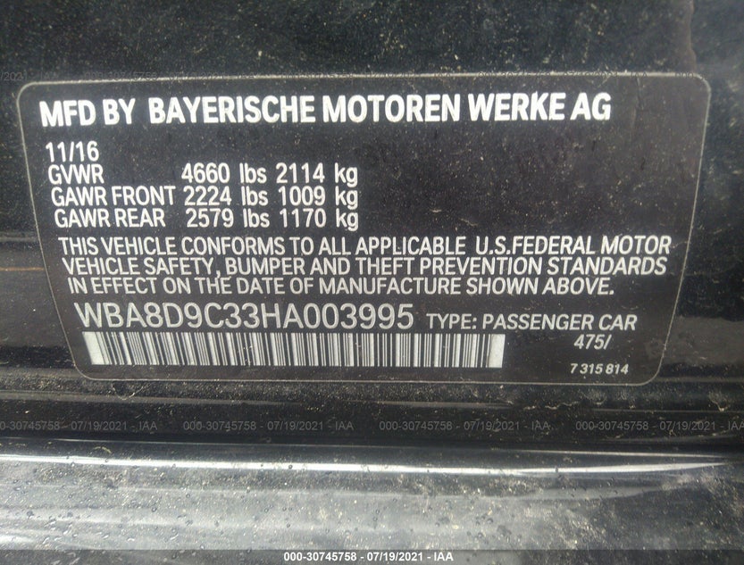 WBA8D9C33HA003995