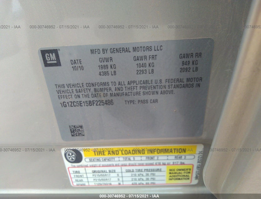 1G1ZC5E15BF225486