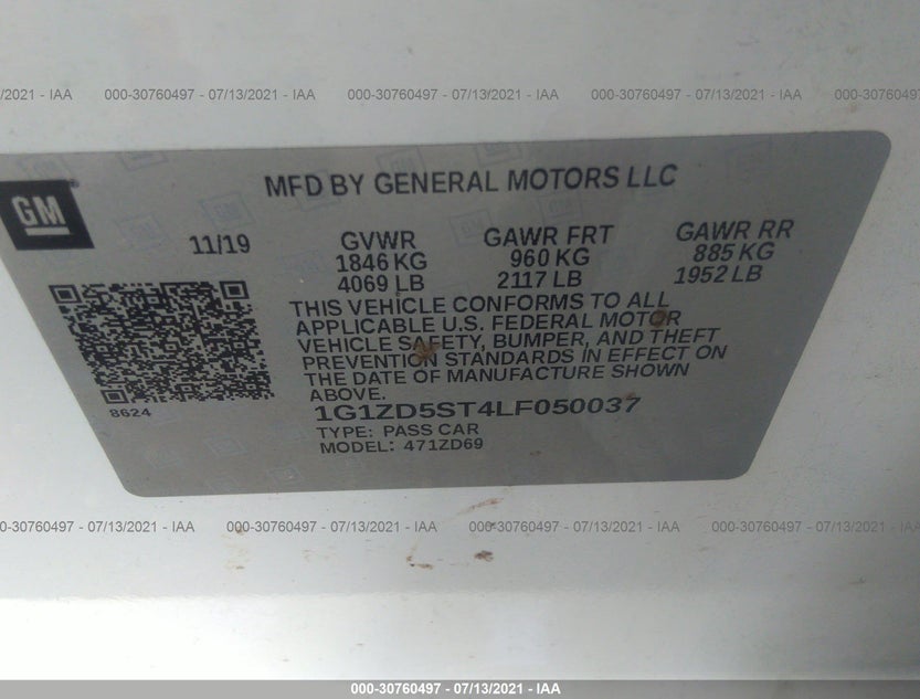 1G1ZD5ST4LF050037