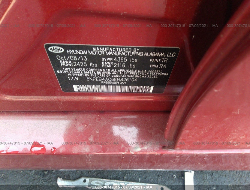 5NPEB4AC6EH826104
