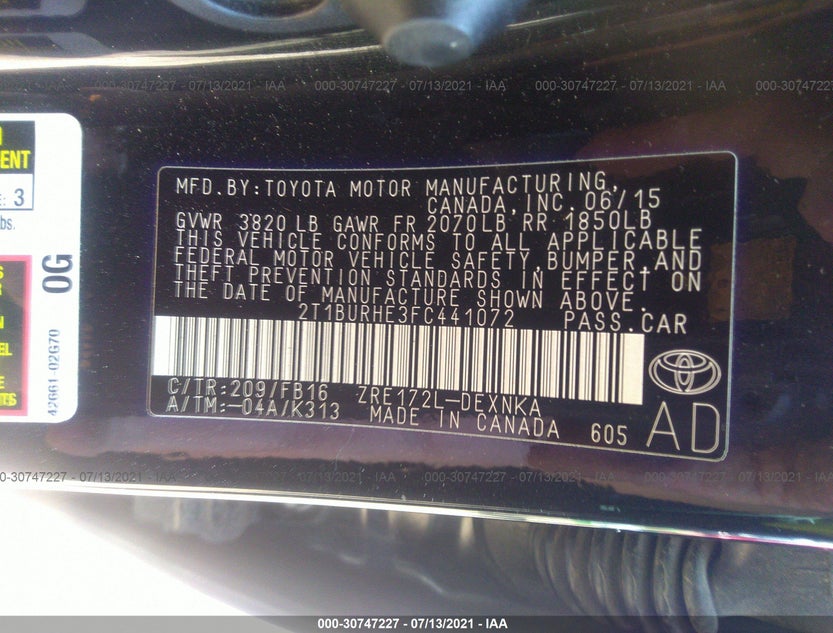 2T1BURHE3FC441072