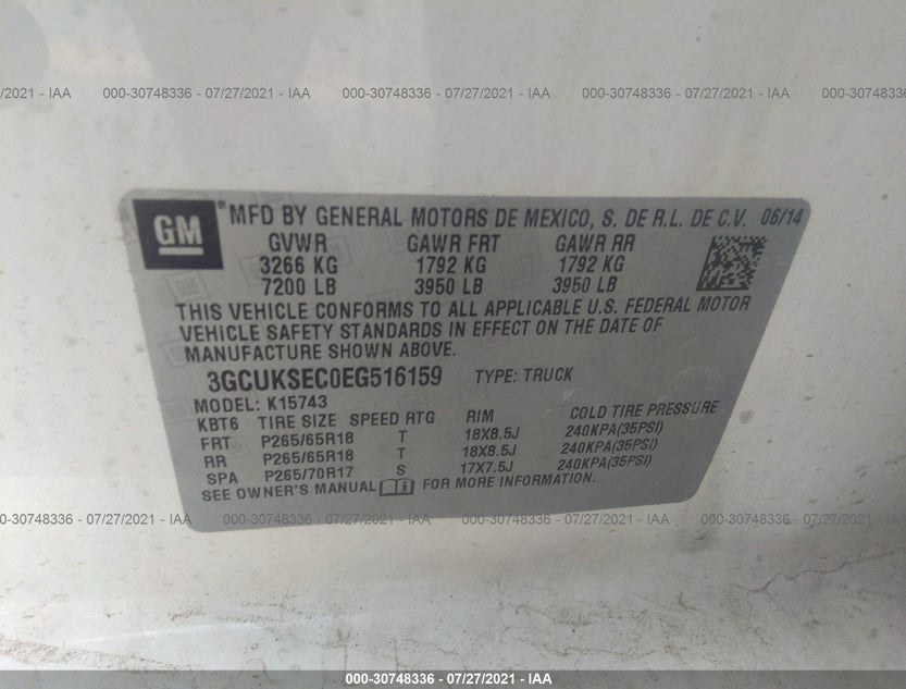 3GCUKSEC0EG516159