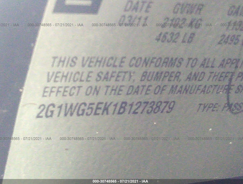 2G1WG5EK1B1273879