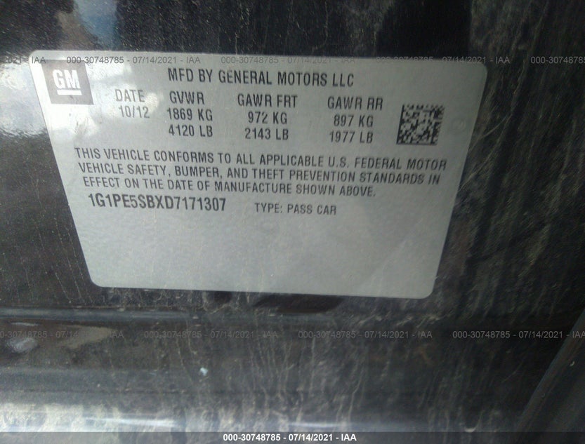 1G1PE5SBXD7171307