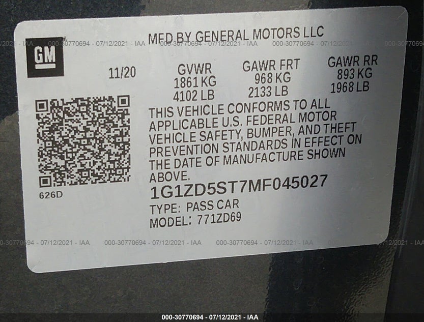 1G1ZD5ST7MF045027