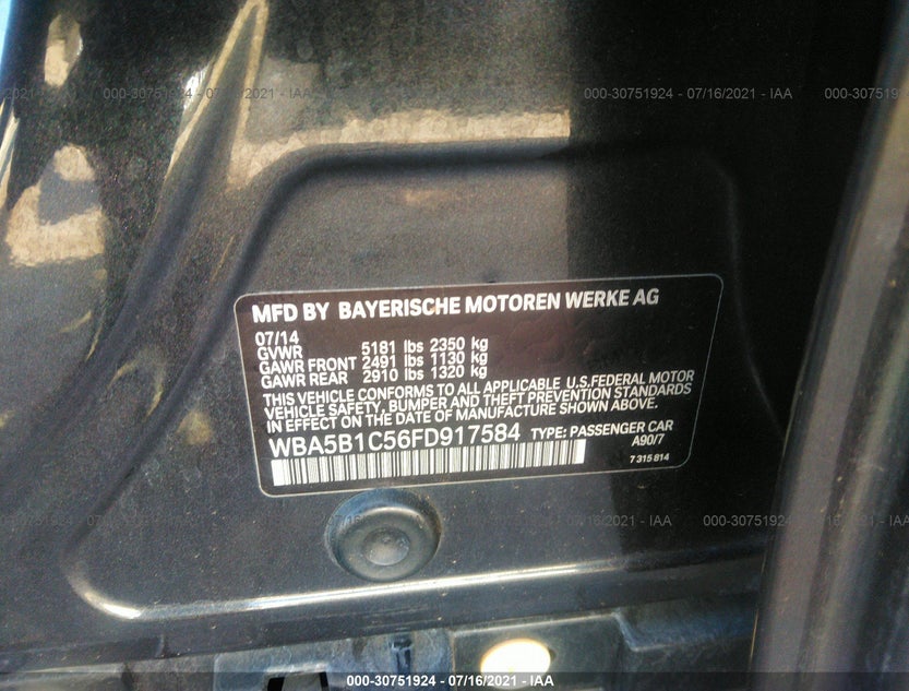 WBA5B1C56FD917584