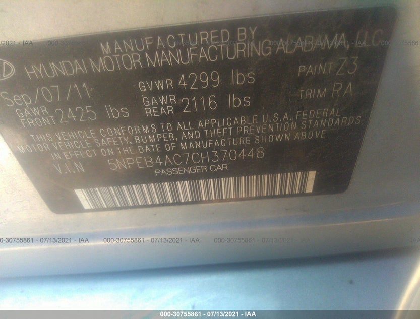 5NPEB4AC7CH370448