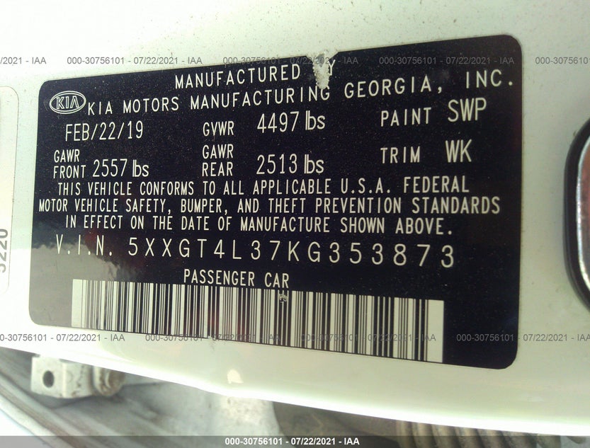 5XXGT4L37KG353873