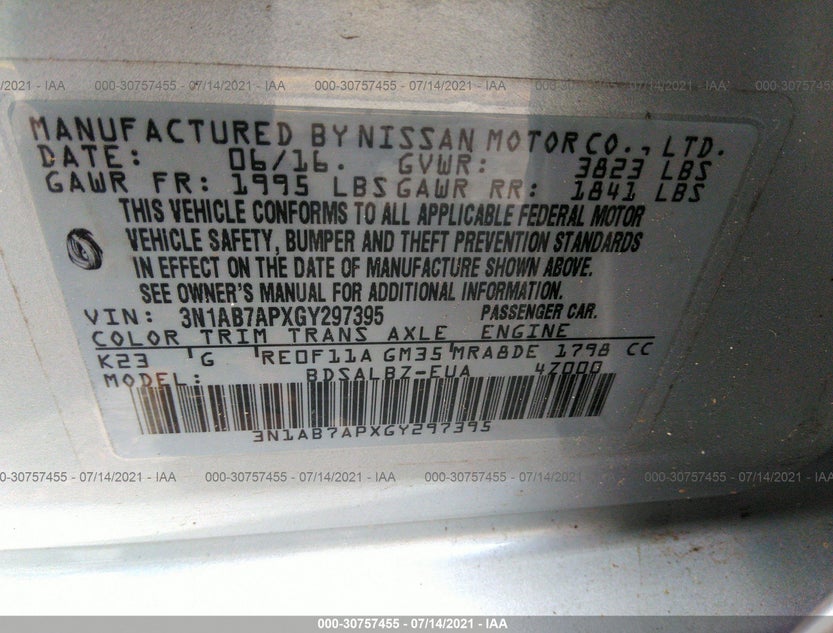 3N1AB7APXGY297395