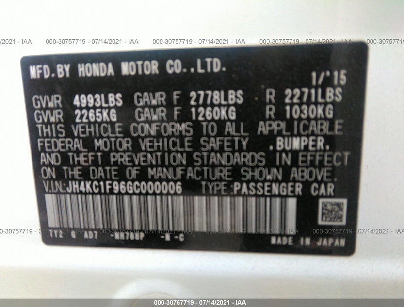 JH4KC1F96GC000006