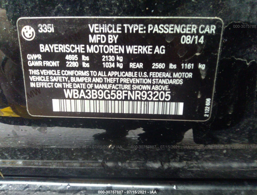 WBA3B9G58FNR93205