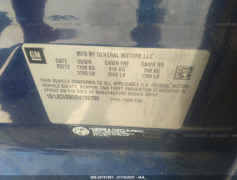 1G1JC5SB5D4188786