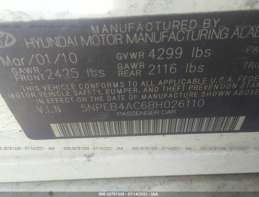 5NPEB4AC6BH026110