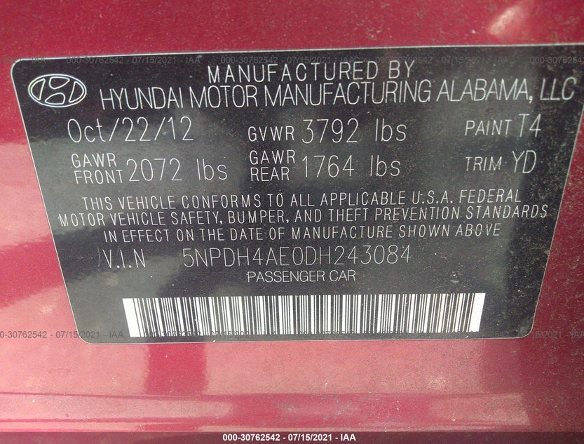 5NPDH4AE0DH243084
