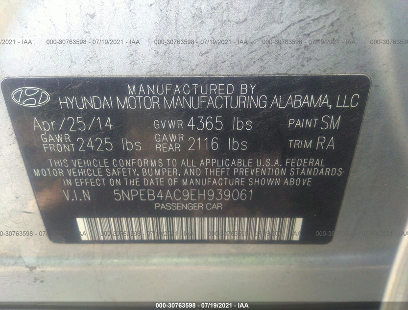 5NPEB4AC9EH939061