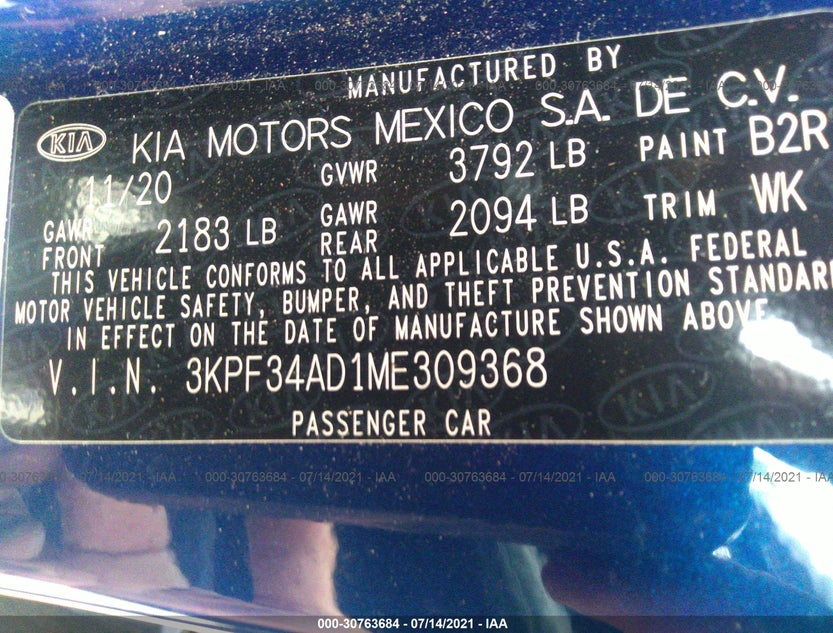3KPF34AD1ME309368