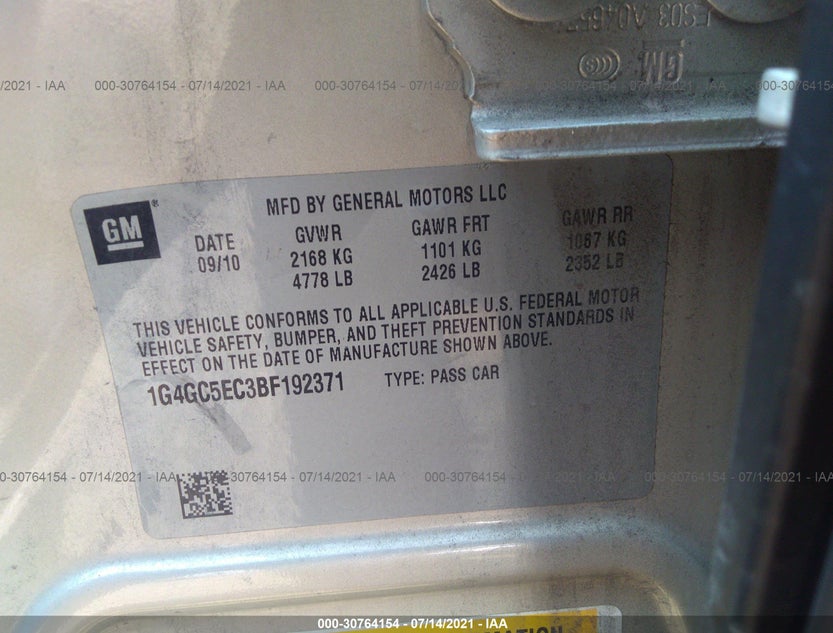 1G4GC5EC3BF192371