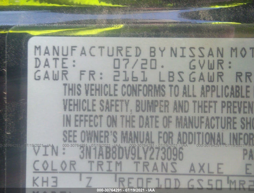 3N1AB8DV9LY273096