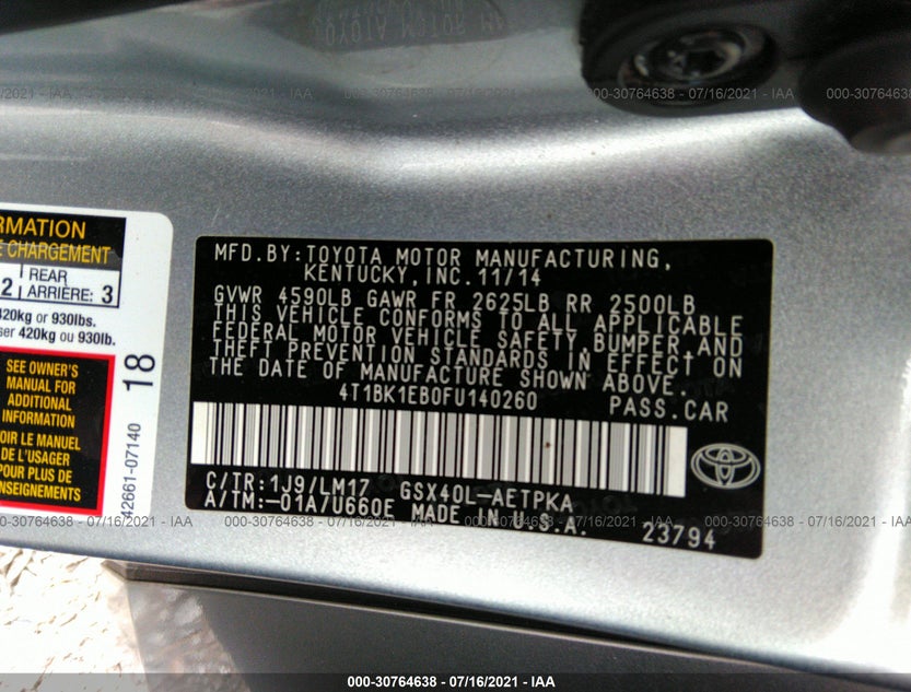 4T1BK1EB0FU140260