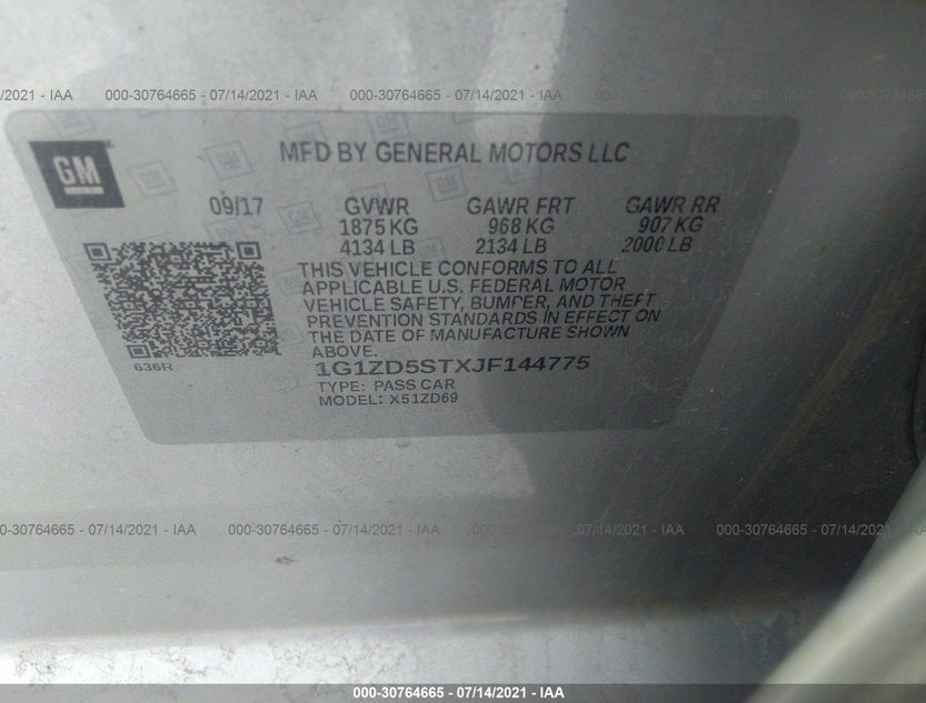 1G1ZD5STXJF144775