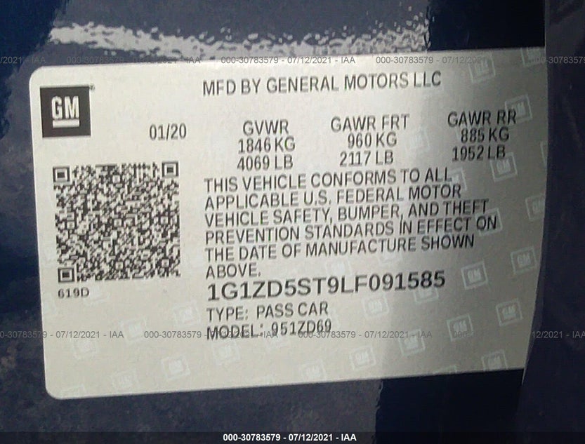 1G1ZD5ST9LF091585