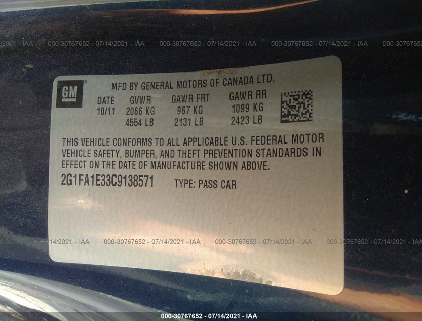2G1FA1E33C9138571