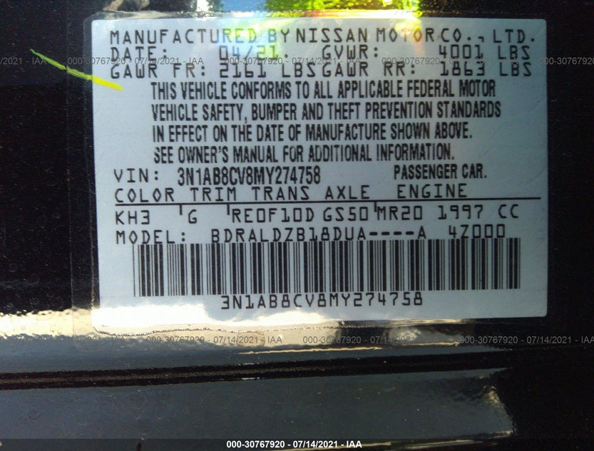 3N1AB8CV8MY274758