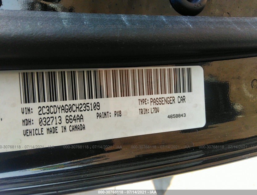 2C3CDYAG0CH235109