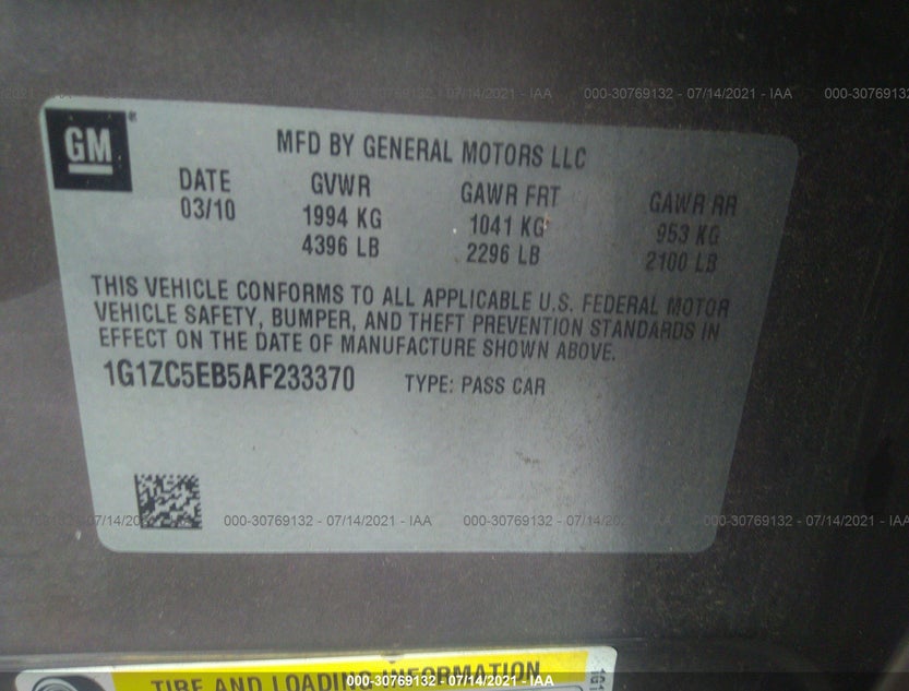 1G1ZC5EB5AF233370