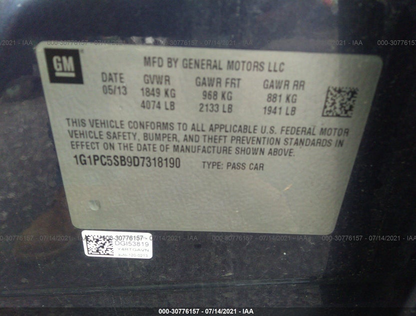 1G1PC5SB9D7318190