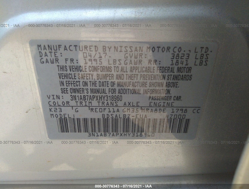 3N1AB7APXHY318960