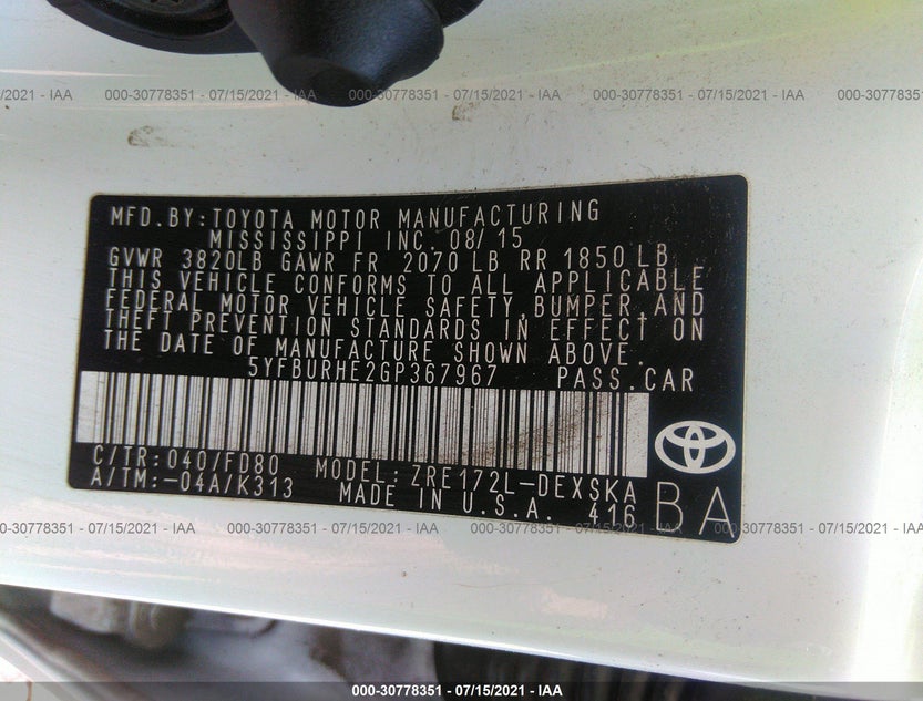 5YFBURHE2GP367967