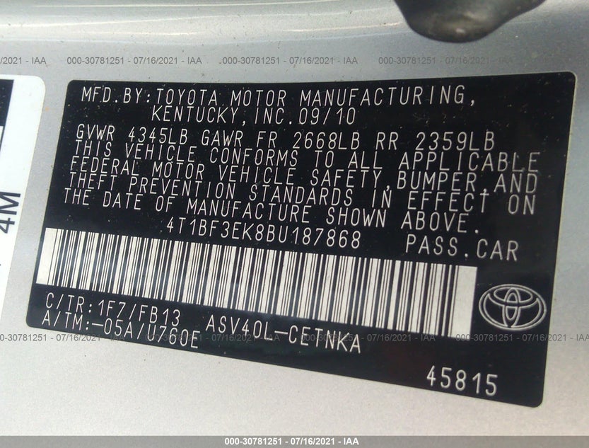 4T1BF3EK8BU187868