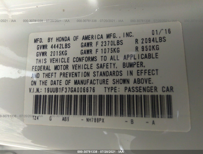 19UUB1F37GA006676