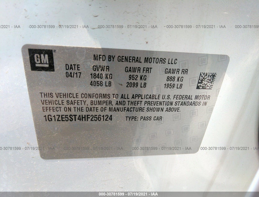 1G1ZE5ST4HF256124