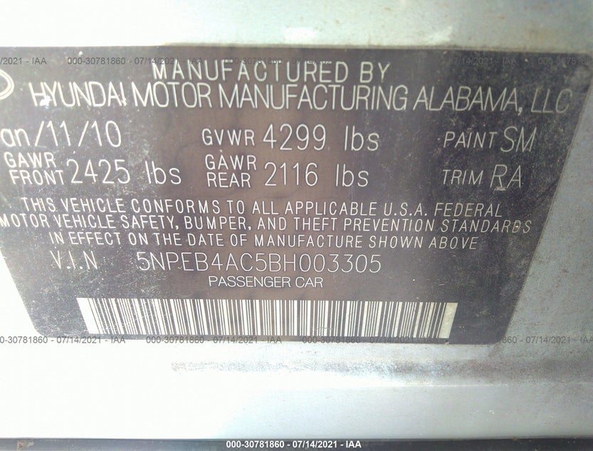 5NPEB4AC5BH003305