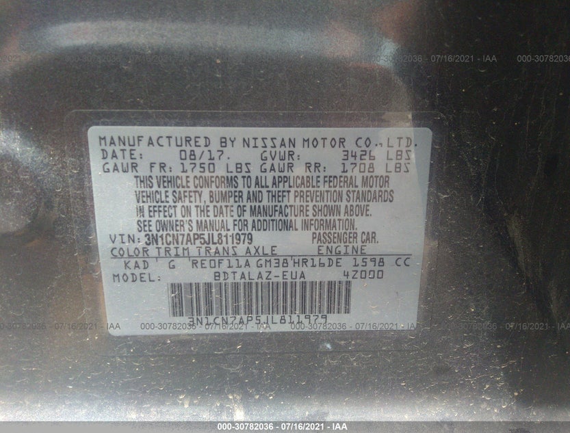 3N1CN7AP5JL811979
