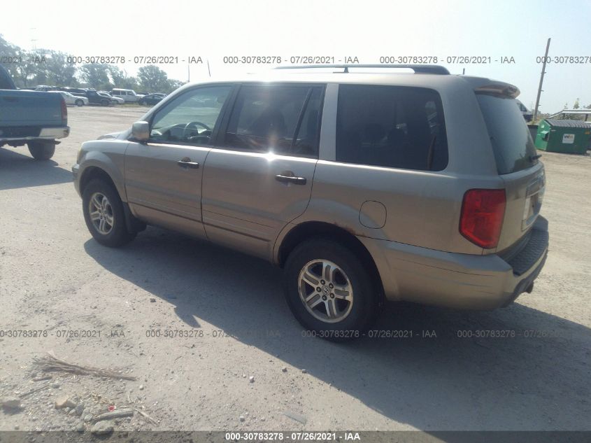 2HKYF18633H584661 2003 Honda Pilot Ex-L