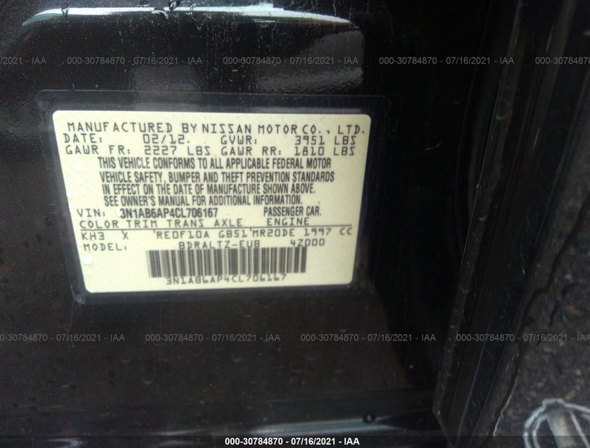 3N1AB6AP4CL706167