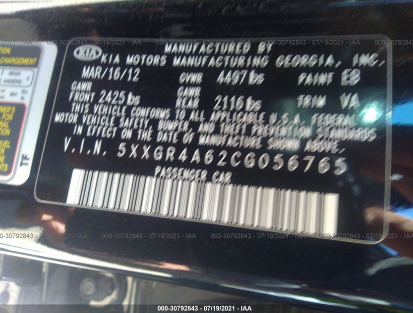 5XXGR4A62CG056765