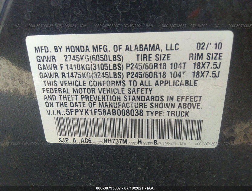 5FPYK1F58AB008038