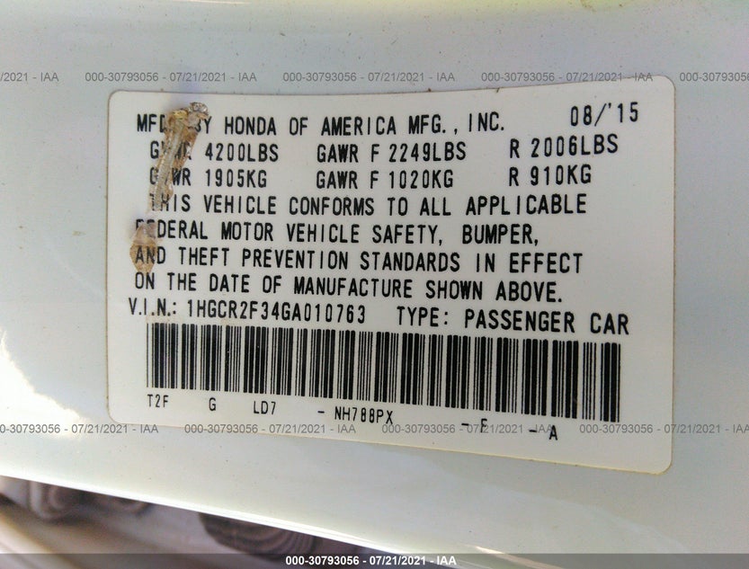 1HGCR2F34GA010763