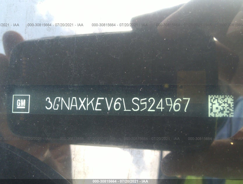 3GNAXKEV6LS524967