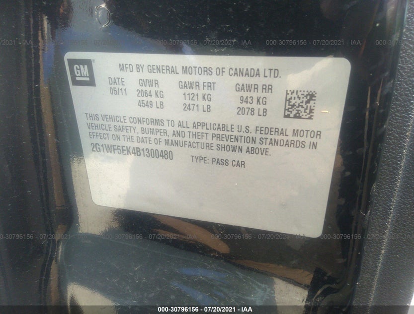 2G1WF5EK4B1300480