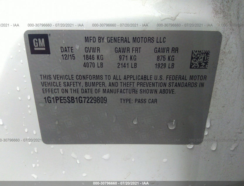 1G1PE5SB1G7229809