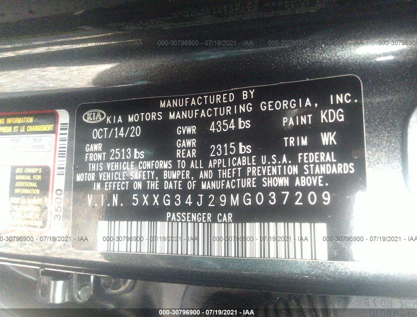 5XXG34J29MG037209