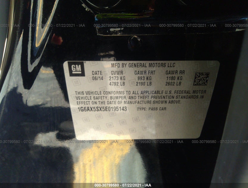 1G6AX5SX5E0195143