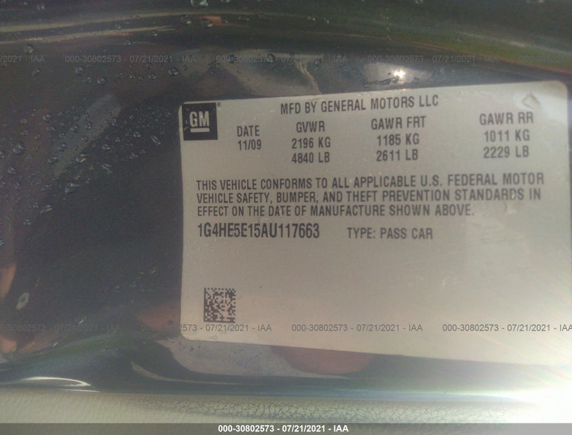 1G4HE5E15AU117663